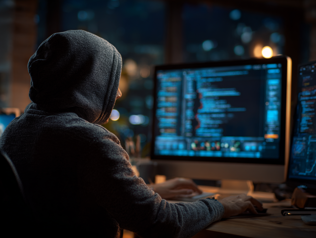 Analyst reviewing product data charts