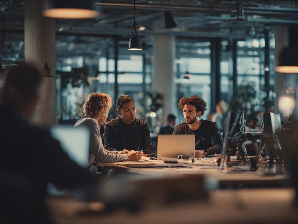 Engineer testing wearable prototype