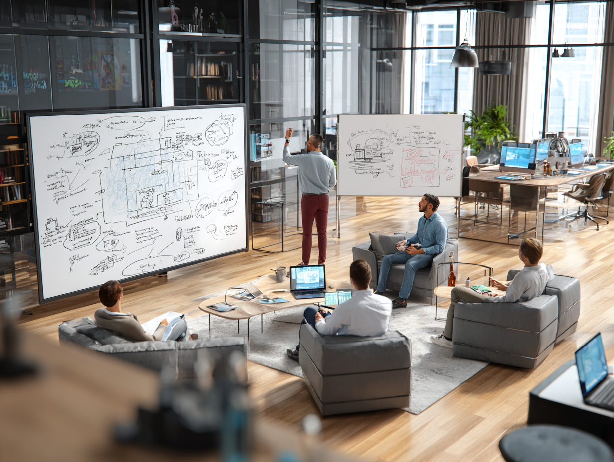 Quality assurance specialist with tablet